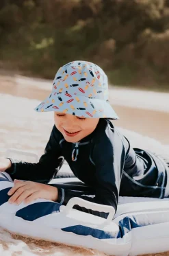 Boys Surfboard Classic Bucket Sunhat|Bedhead Clearance