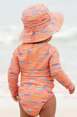 Boys Surfs Up Swim Sunhat|Toshi New