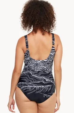 Budapest Binded Square Neck One Piece|Togs Swimwear Discount