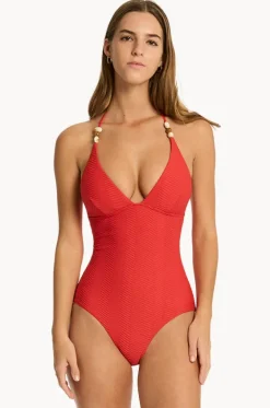 Caracus Longline Halter One Piece|Sea Level Outlet