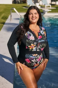 Carnival Long Sleeve Sunsuit|Capriosca Clearance