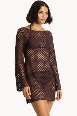 Castaway Mesh Cover Up|Sea Level New