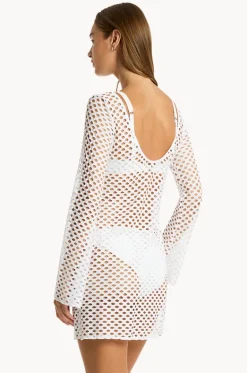 Castaway Mesh Cover Up|Sea Level