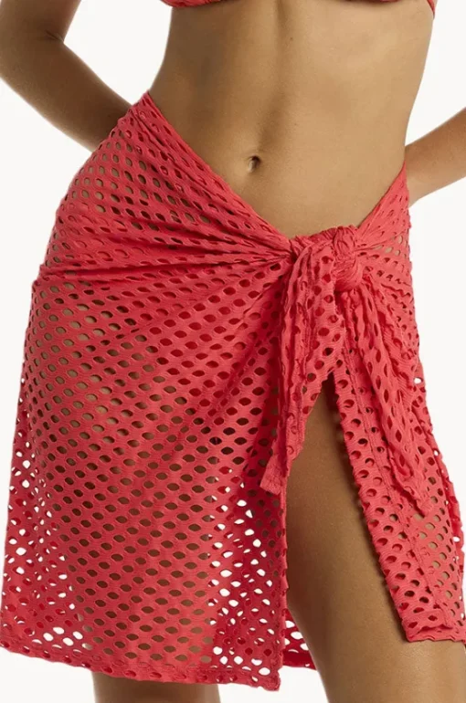 Castaway Mid Length Mesh Wrap|Sea Level Best - Swimwear Tribe