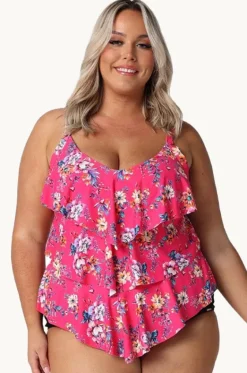 Castaway Tiered Frill Tankini Separate|Capriosca Outlet