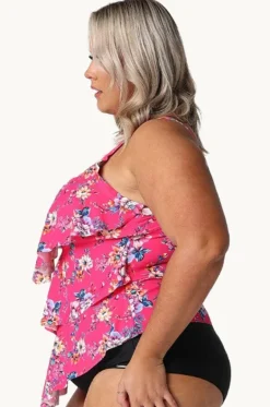 Castaway Tiered Frill Tankini Separate|Capriosca Outlet