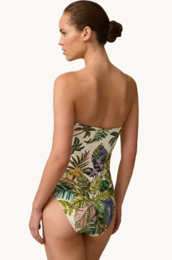 Catalina Ruched U Wire Bandeau One Piece|Monte u0026 Lou Online