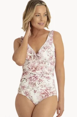 Chiara Mesh Frill One Piece|Jantzen Best