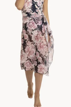 Chiara Midi Mesh Sarong|Jantzen Hot