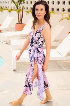 Chiara Midi Mesh Sarong|Jantzen Hot