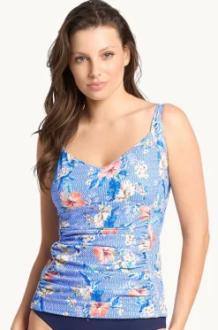 Chilio DD/E Cup Ruched Tankini Separate|Sunseeker Discount