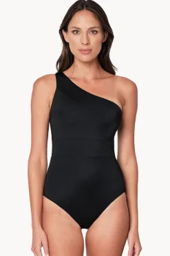 Classic One Shoulder One Piece|Une Piece Hot