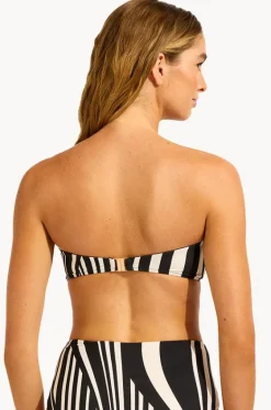 Coastline Ring Front Bandeau|Seafolly Discount