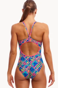 Coco Canel Diamond Back One Piece|Funkita Hot