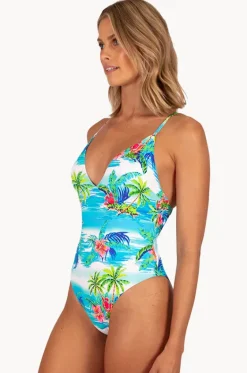 Cocos Islands Deep V One Piece|Baku Clearance