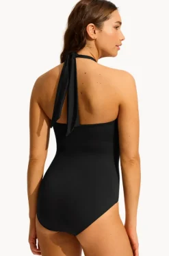Collective Halter Bandeau One Piece|Seafolly Clearance