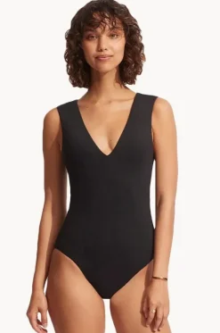 Collective V Neck One Piece|Seafolly Online