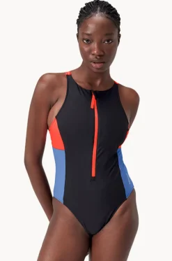 Colourblock Zip One Piece|Speedo Discount