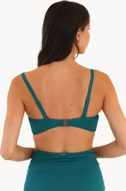 Contours F Cup Cross Front Bra|Moontide New