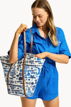 Corfu Fan Tote Bag|Seafolly Discount