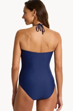 DD/E Cup Coral Edge Bandeau One Piece|Monte u0026 Lou Sale