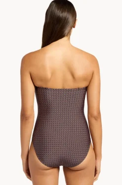 Desert Geo Bandeau One Piece|Jets Clearance