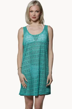 Diamante Scoop Neck Tank Dress|J.valdi Hot