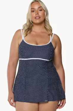 Dots DD/E Cup Swim Dress One Piece|Capriosca Sale