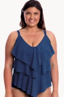 Dots Tiered Tankini Separate|Capriosca Clearance