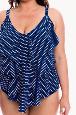 Dots Tiered Tankini Separate|Capriosca Clearance