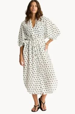 Dottie Boho Long Shirt Dress|Sea Level Best