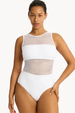 Drift High Neck One Piece|Sea Level Outlet