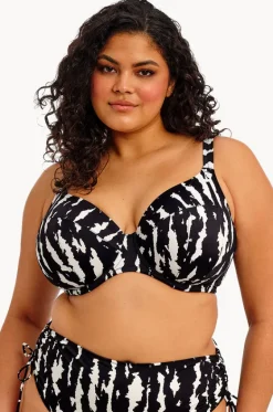 Echo Shell F Cup Plunge Bra|Elomi Swimwear Hot