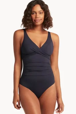 Eco Essentials Cross Front One Piece|Sea Level Online