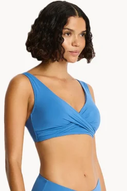 Eco Essentials Cross Front Bra|Sea Level Discount