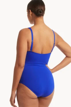 Eco Essentials Cross Front One Piece|Sea Level New