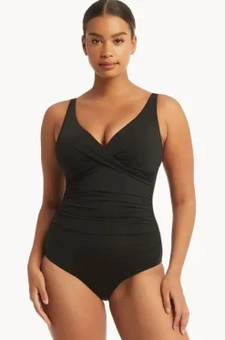 Eco Essentials Cross Front One Piece|Sea Level Discount