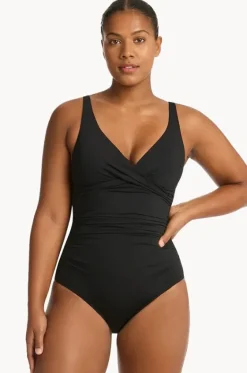 Eco Essentials Cross Front One Piece|Sea Level Discount