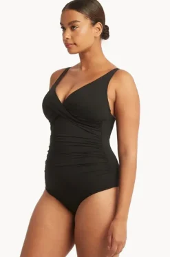 Eco Essentials Cross Front One Piece|Sea Level Discount
