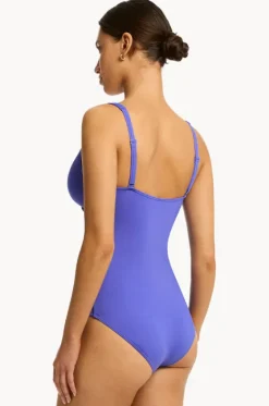 Eco Essentials Cross Front One Piece|Sea Level New
