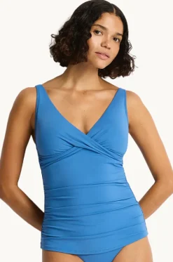 Eco Essentials Cross Front Tankini Separate|Sea Level Outlet