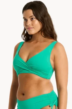 Eco Essentials Cross Front Bra|Sea Level Online