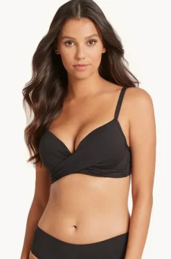 Eco Essentials D/DD Cup Cross Front Bra|Sea Level Hot
