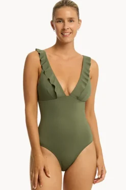Eco Essentials Frill One Piece|Sea Level