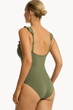 Eco Essentials Frill One Piece|Sea Level