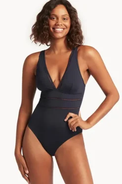 Eco Essentials Spliced One Piece|Sea Level Discount