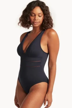 Eco Essentials Spliced One Piece|Sea Level Discount
