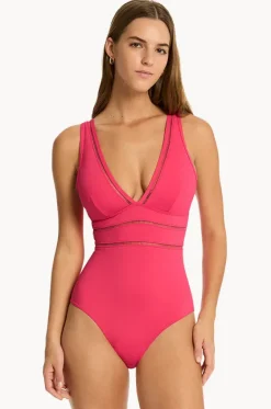 Eco Essentials Spliced One Piece|Sea Level Discount