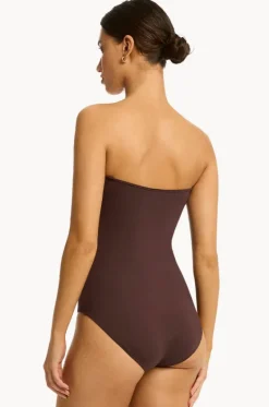 Eco Essentials Twist Bandeau One Piece|Sea Level Discount