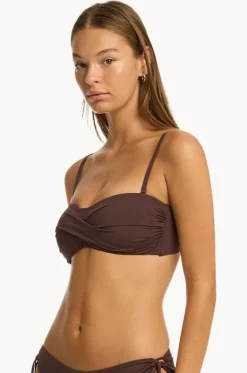 Eco Essentials Twist Bandeau|Sea Level